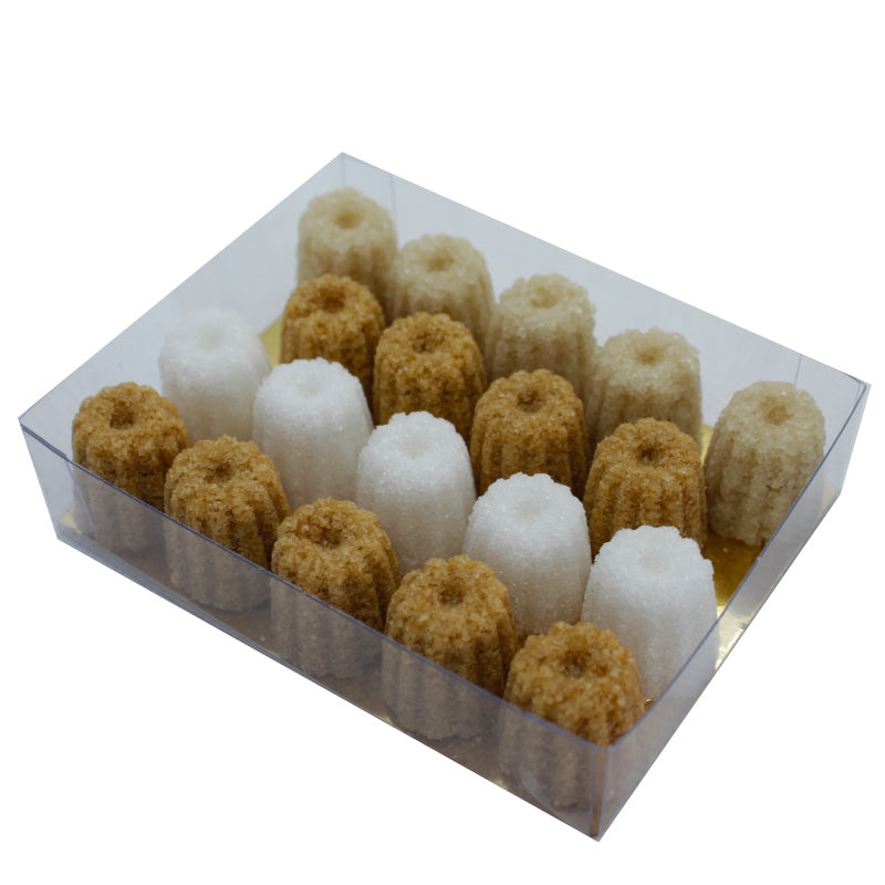 Boîte de 19 Mini Cannelés en Sucre - Ercus