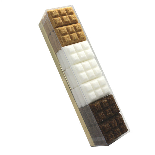 Boîte de 21 Sucres en Forme de Tablettes de Chocolat - Ercus
