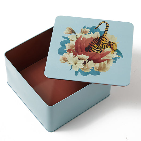 Boîte de Rangement en Fer Carré - Gangzaï
