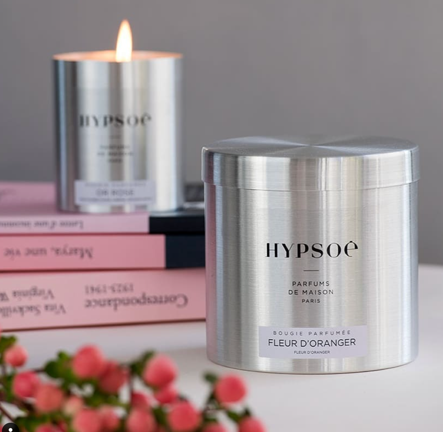 Bougie Parfumée Senteur Fleur d'Oranger 200g - Hypsoé