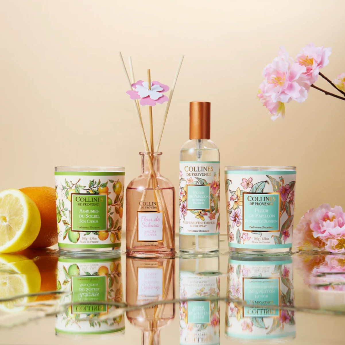 Bouquet Parfumée Fleur de Sakura 100ml - Collines de Provence