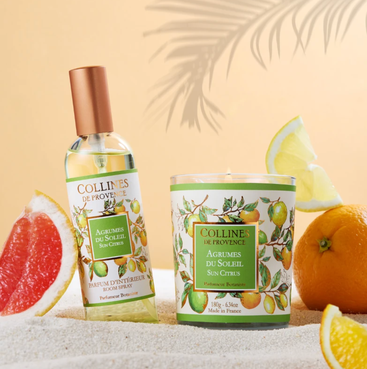 Parfum d'Intérieur Agrumes du Soleil 100ml - Collines de Provence