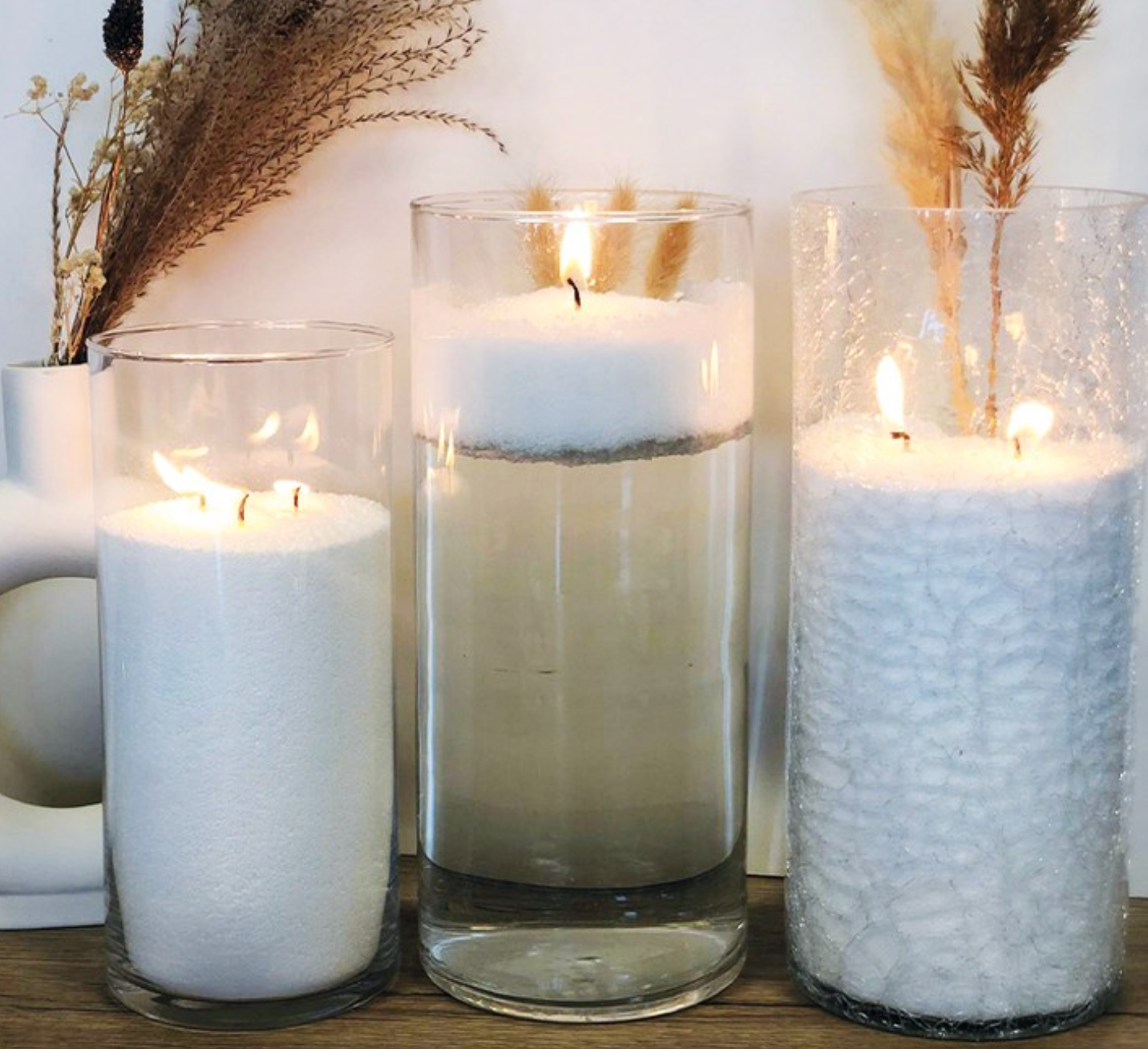 Bougie en Perles Parfumable (3 coloris) - Poudré Paris