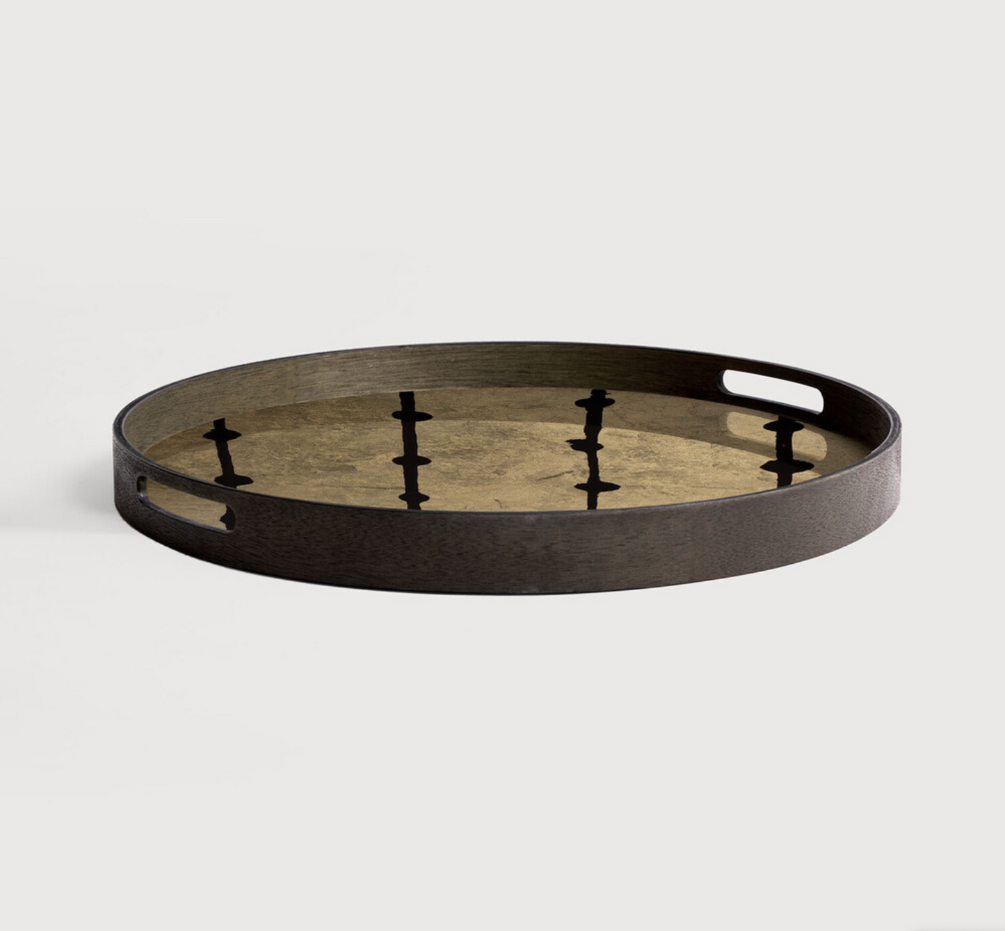 Plateau en Verre Glod Leaf Dots S - Ethnicraft