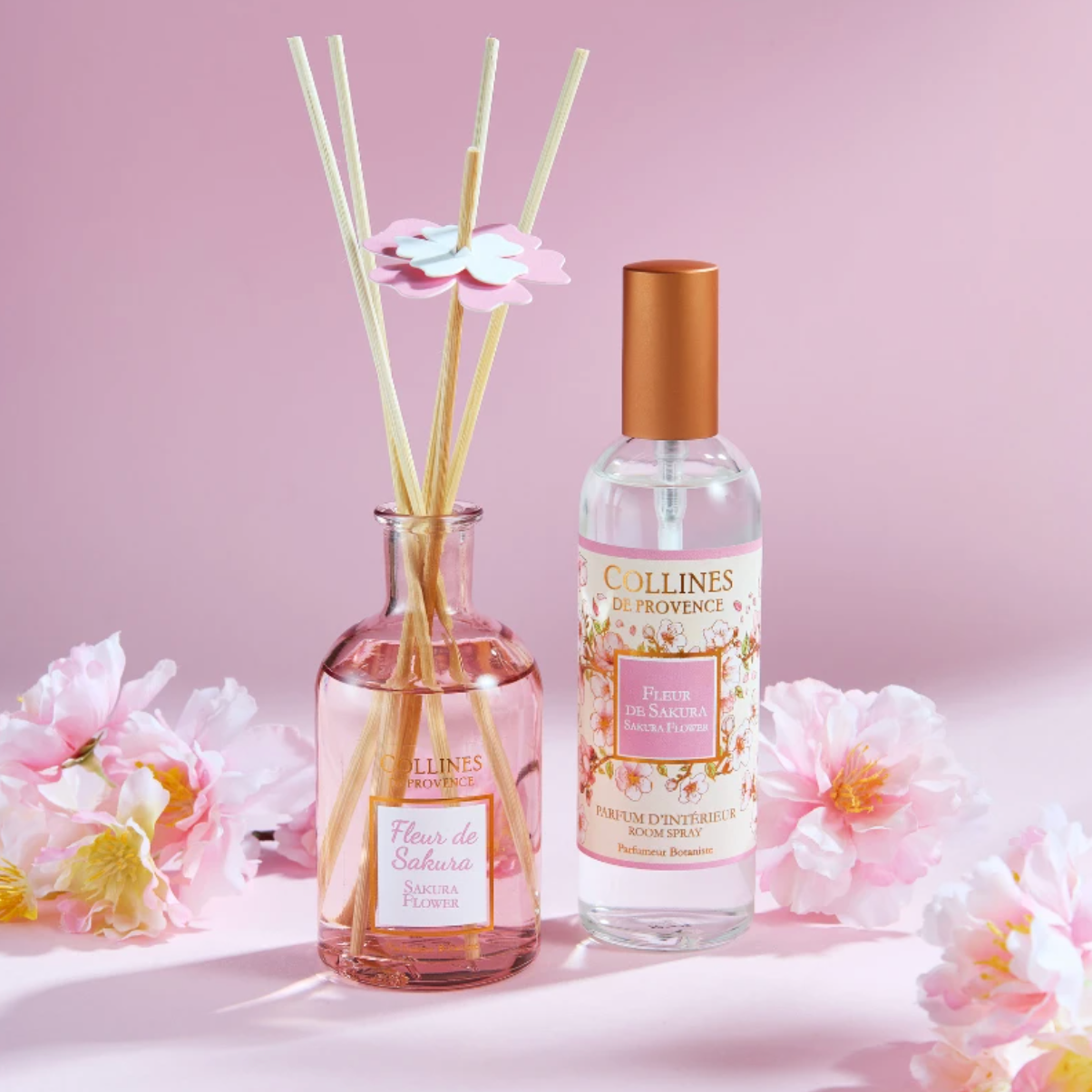 Parfum d'Intérieur Fleur de Sakura 100 ml - Collines de Provence