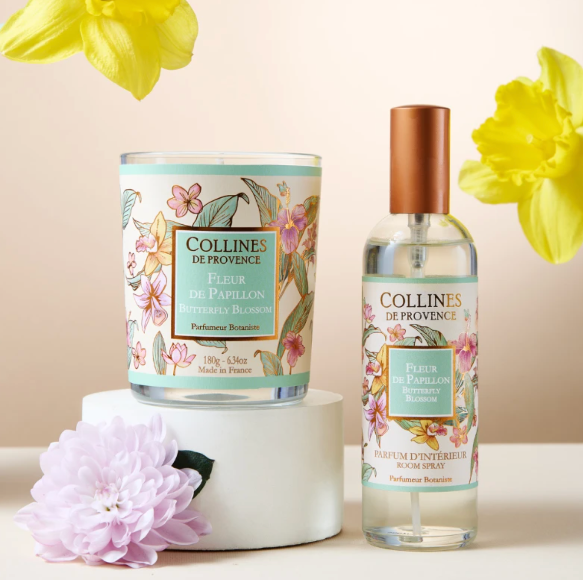 Parfum d'Intérieur Fleur de Papillon 100ml - Collines de Provence