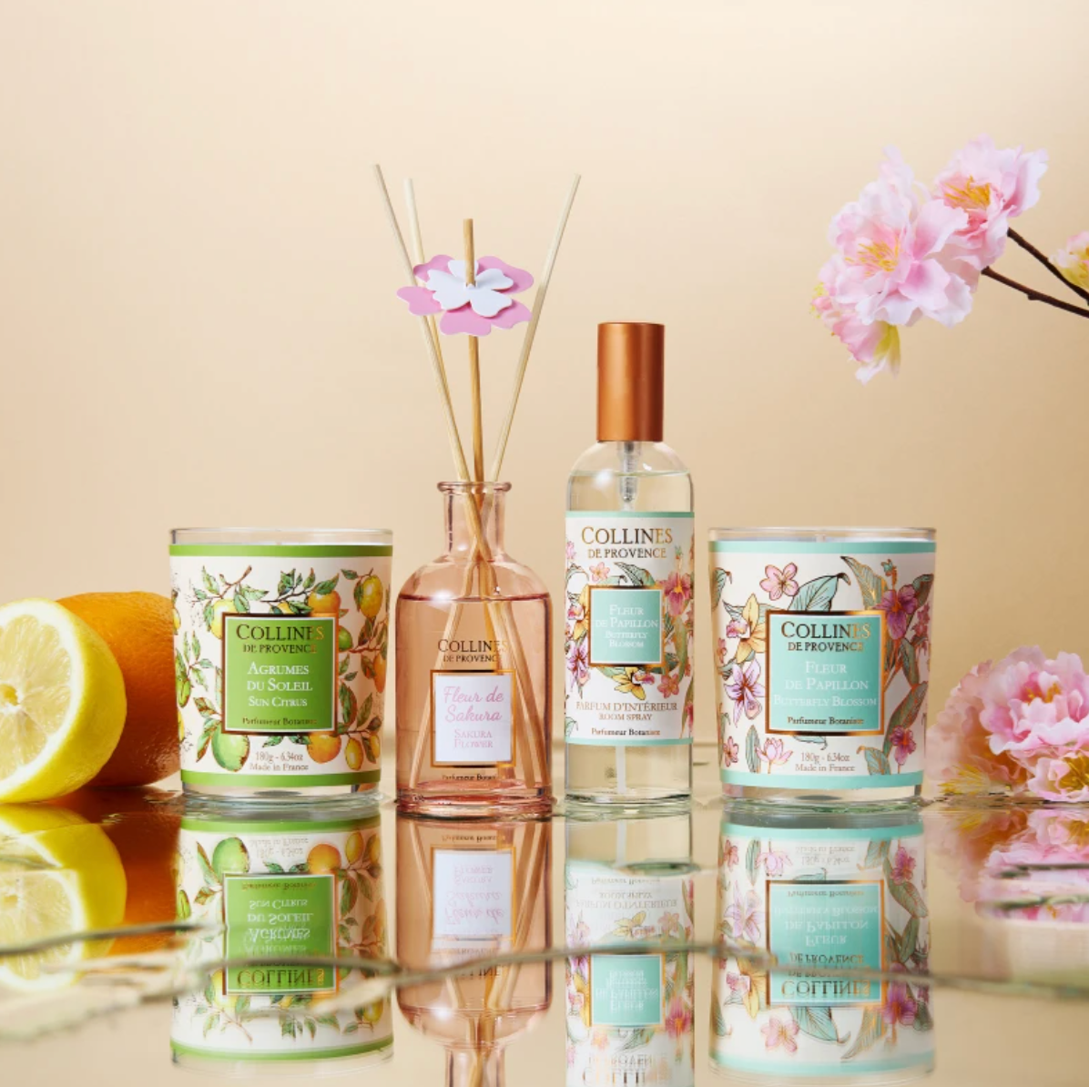 Parfum d'Intérieur Fleur de Papillon 100ml - Collines de Provence