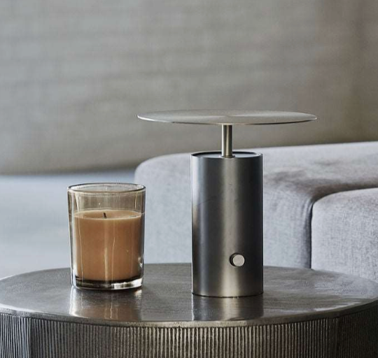 Lampe de Table Bronze Nickelé - House Doctor