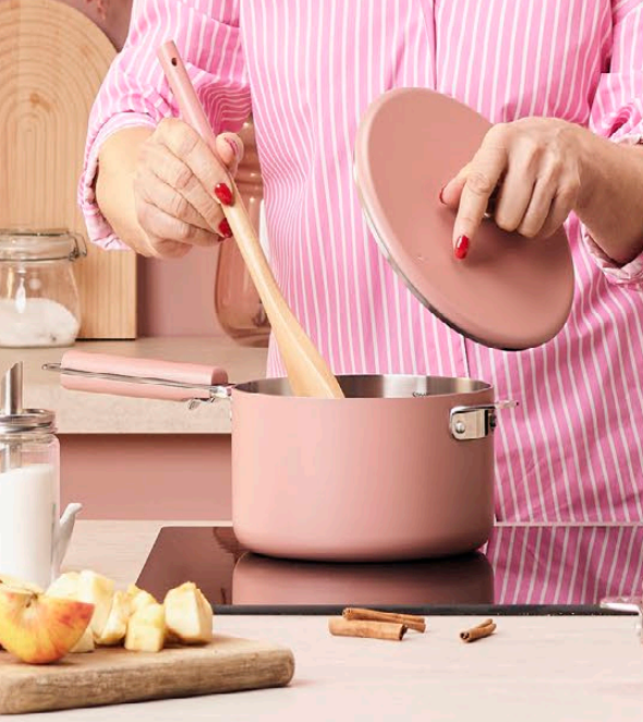 Merveilleuse Casserole en Inox sans Nickel Colorée D.20 cm - Cookut