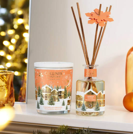 Bougie Parfumée Cannelle Orange - Collines de Provence