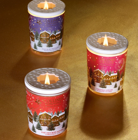 Bougie Parfumée Thé des Rois Mages 180g - Collines de Provence