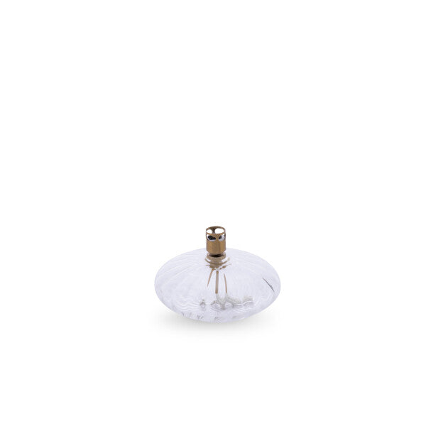 Lampe à Huile Disque Élégant en Verre - Peri Living