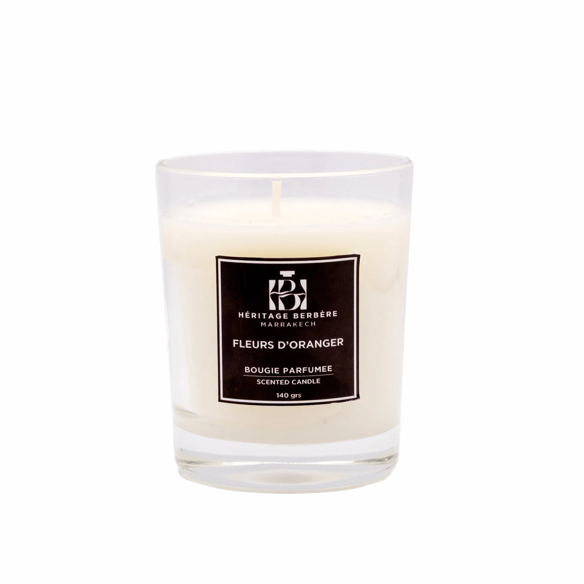 Bougie Parfumée Fleur d'Oranger 140g - Héritage Berbère