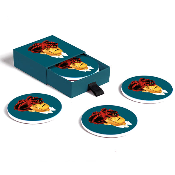 Set de 4 Dessous-de-Verre en Céramique Aristopoulp - Gangzaï