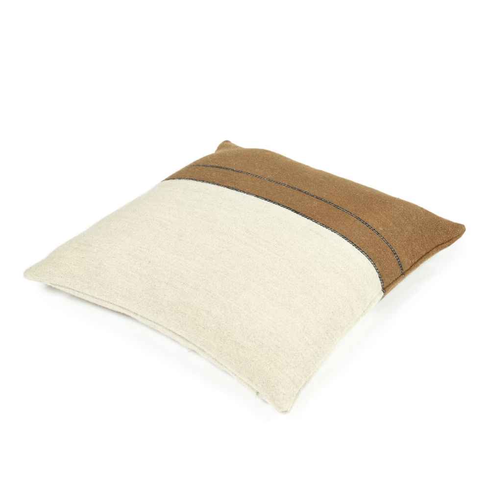 Housse de Coussin Gus en lin et Laine 63x63 cm - Libeco