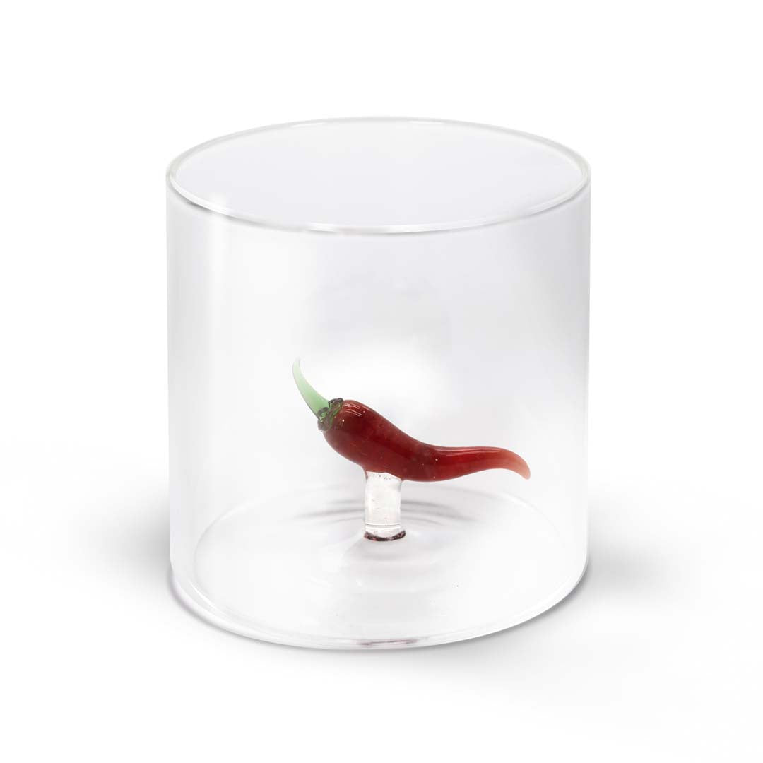 Gobelet en Verre Borosilicate Fruit / Fleur 3D 250 ml - WD Lifestyle