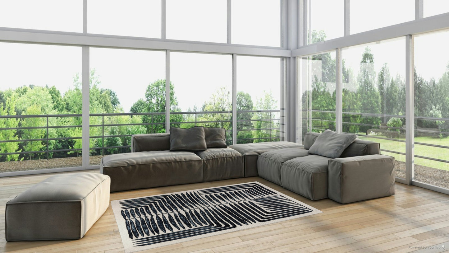 Tapis en Laine Botania 155x230 cm - Idaho Éditions