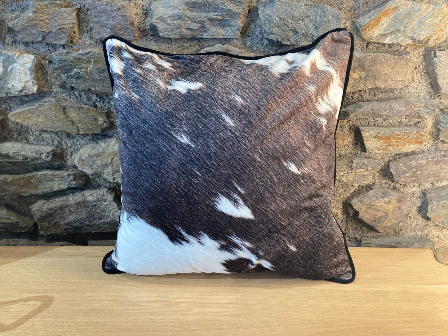 Housse de Coussin Effet Peau de Vache - Podevache