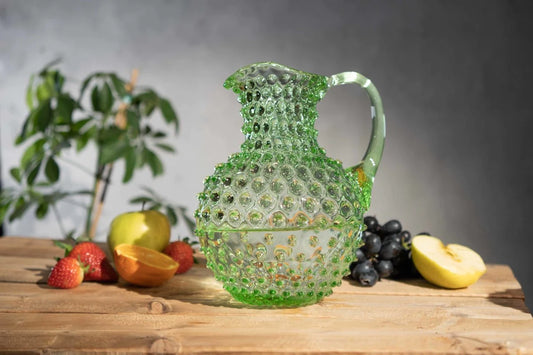 Pichet Clouté en Cristal Vert Clair 2L - Markhbein