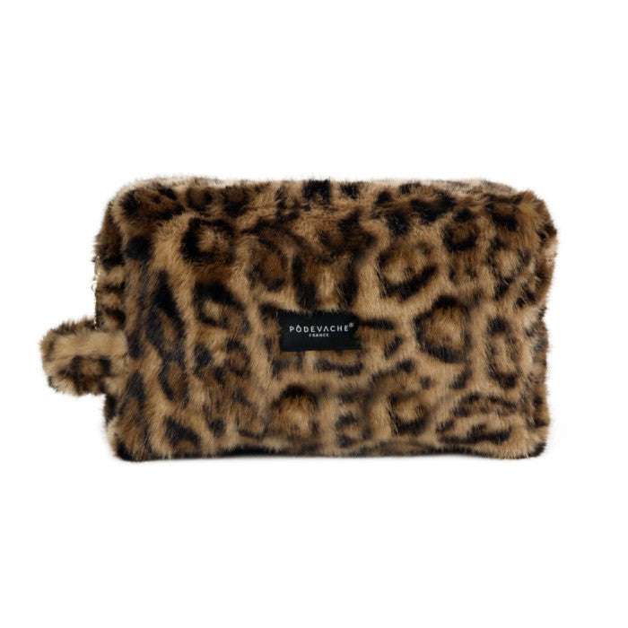 Pochette Fausse Fourure & Porte-Clé 22x16 cm - Podevache
