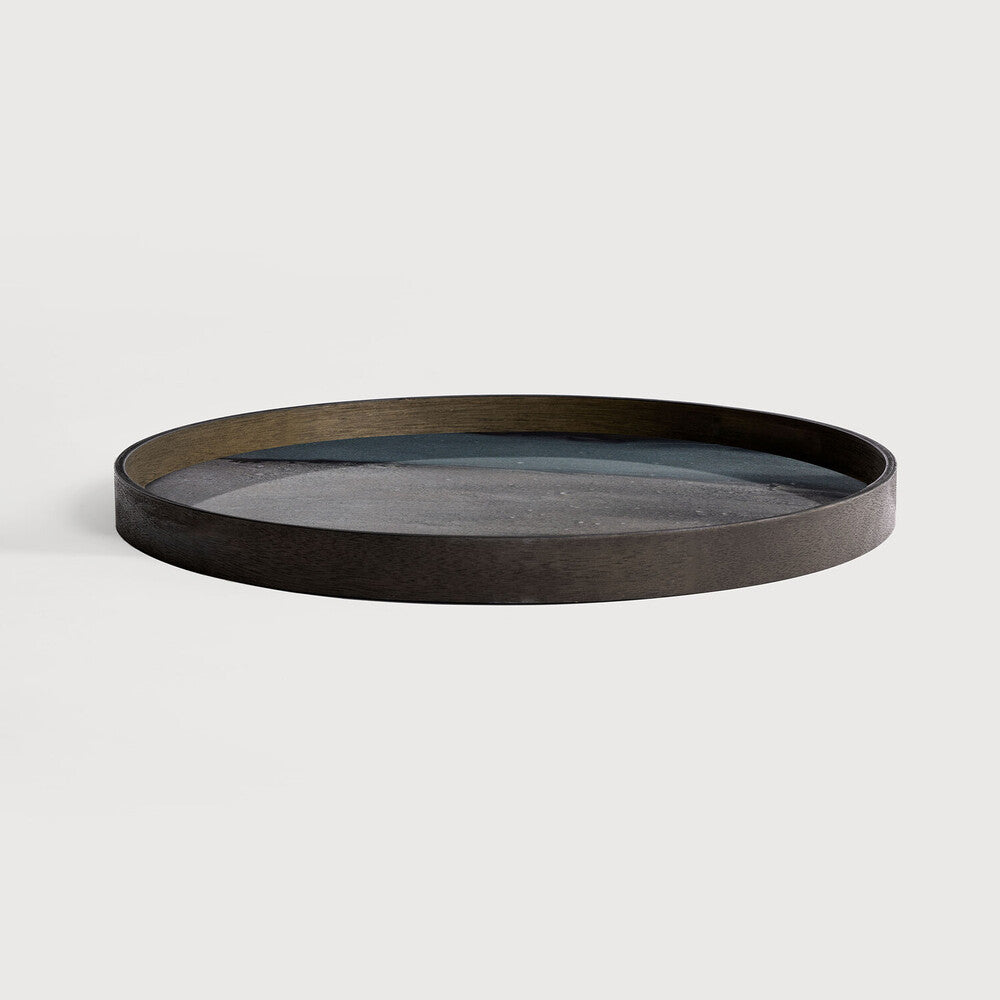 Plateau en Verre Organique Graphite 61 CM - Ethnicraft