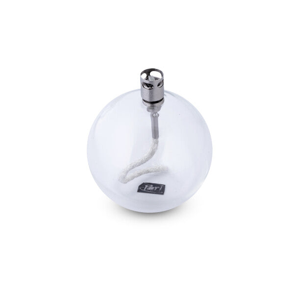 Lampe à Huile Ronde Chroméé - Peri Living