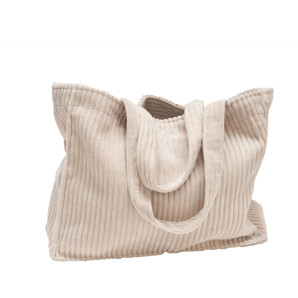 Sac Cabas Velours Côtelé Volt - Bedandphilosophy