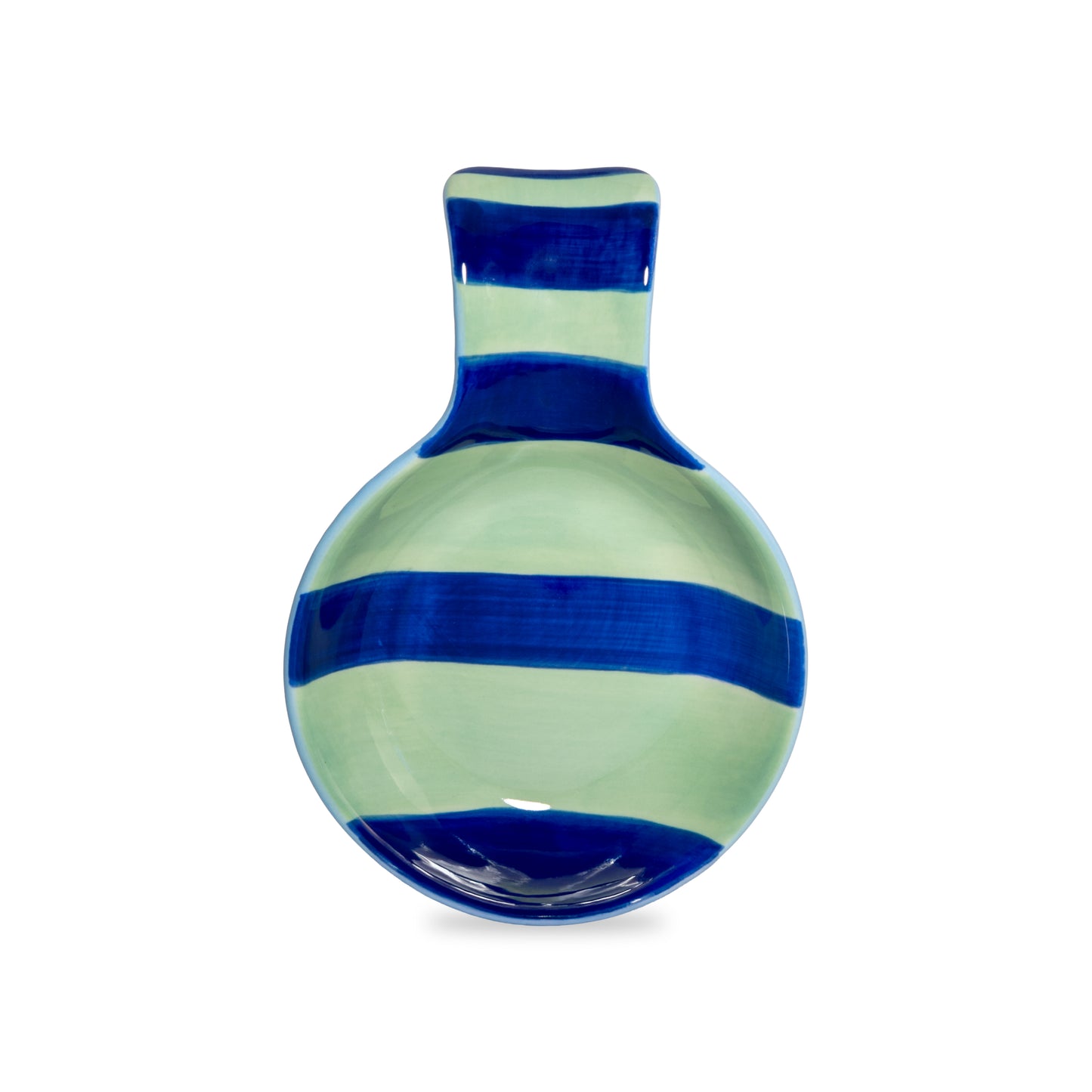 Repose Cuillère en Grès Bleu-Rose / Vert-Bleu - WD Lifestyle