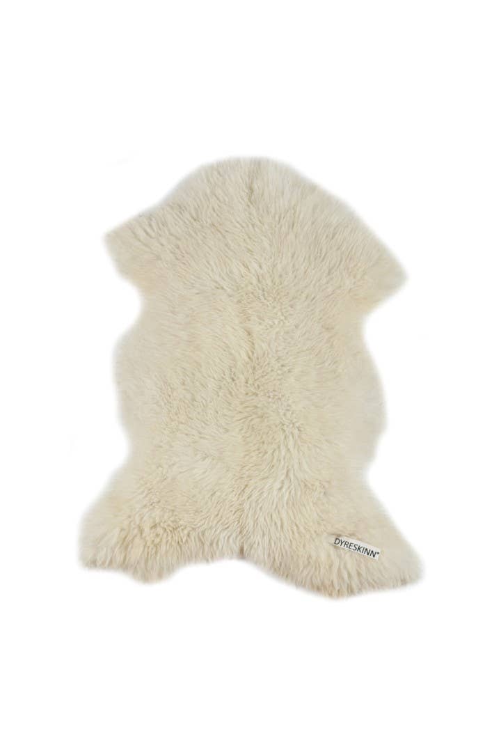 Peau de mouton blanche 90-110 cm