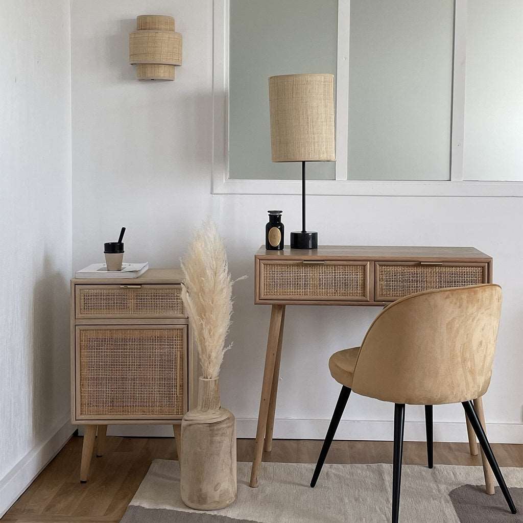 Abat-jour pour applique solaire raphia mini - Opjet