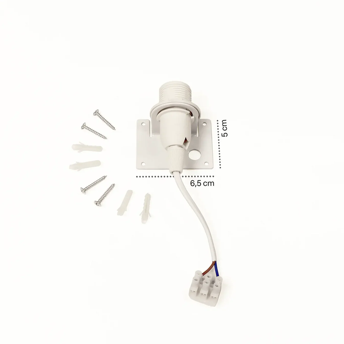 Applique Murale en Bois de Peuplier Assia & son Ampoule - Atelier Loupiote