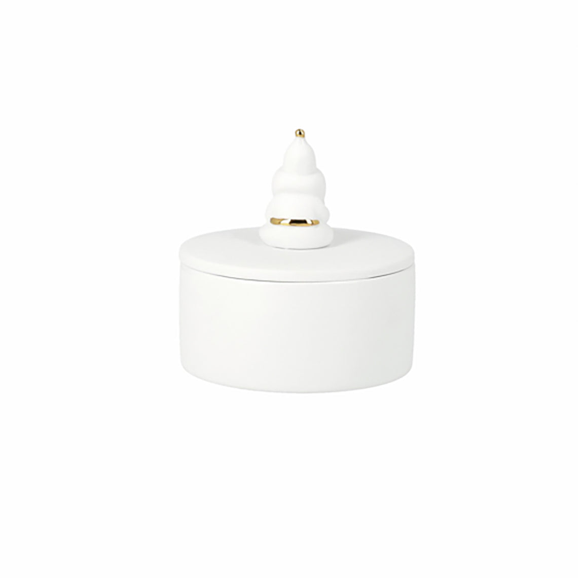 Boîte en Porcelaine Cadeau du Père Noël D.8,5 cm - Räder