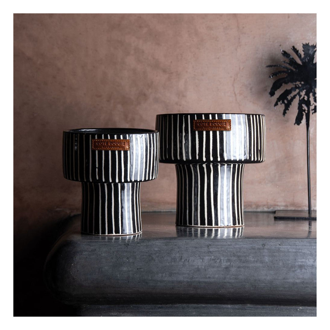 Bougie Coupe Zèbre Senteur Mandarine Majorelle - Côté Bougie