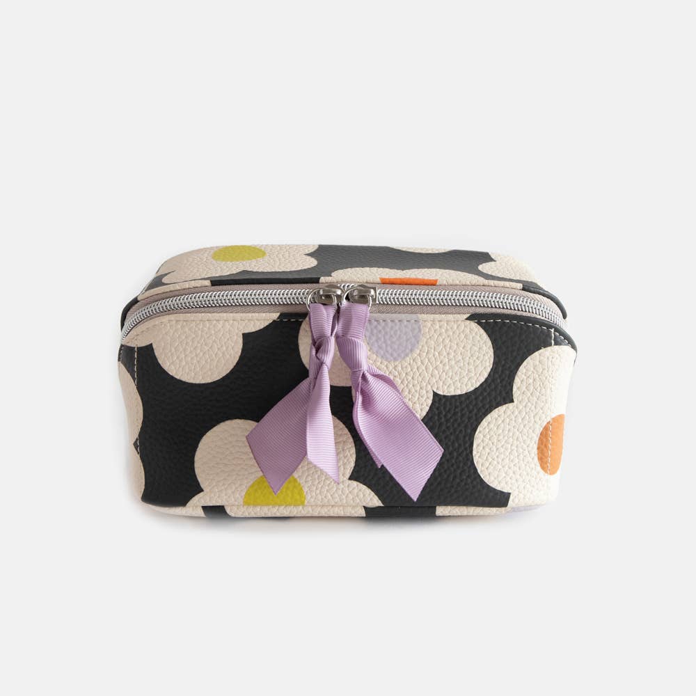 Trousse de Maquillage à Compartiments Fleurs - Caroline Gardner