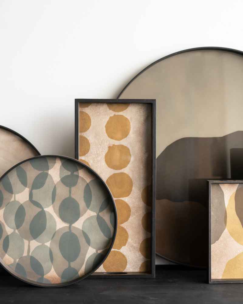 Plateau en Verre Connected Dots 48CM - Ethnicraft