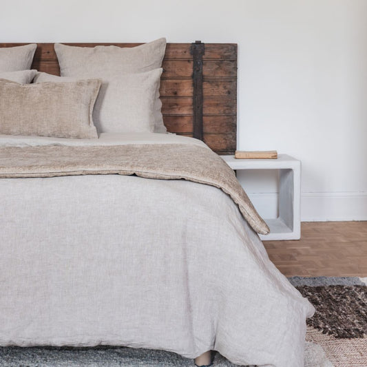 Boutis Zeli en Velours Amande 80x180 cm - Bedandphilosophy