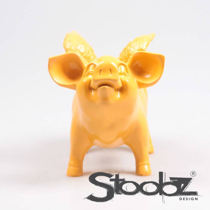 TIRELIRE COCHON AILÉ STOOBZ 14X25X15 CM | TIRELIRE |