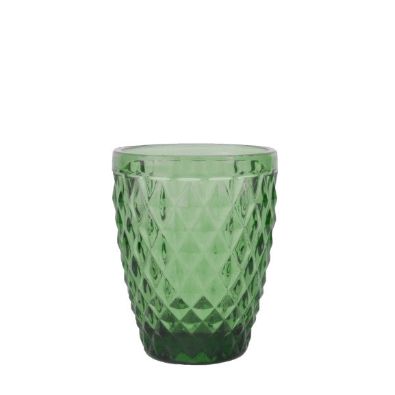 Set de 6 Gobelets en Verre Diamond Colorés 22 cl - Amefa