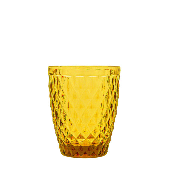 Set de 6 Gobelets en Verre Diamond Colorés 22 cl - Amefa