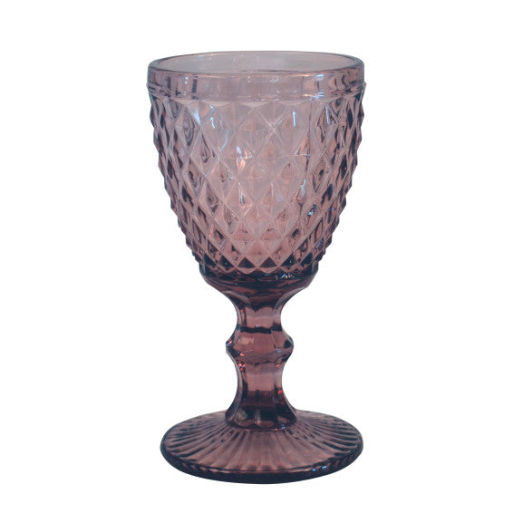 Set de 6 Verres à Pieds Colorés Diamond 20cl - Amefa