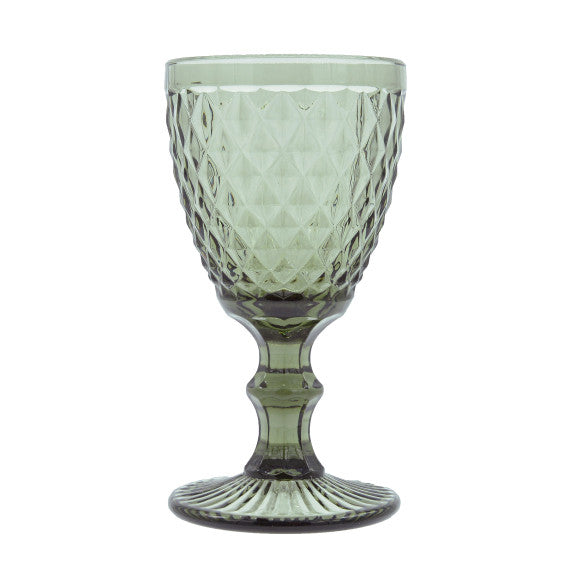 Set de 6 Verres à Pieds Colorés Diamond 20cl - Amefa