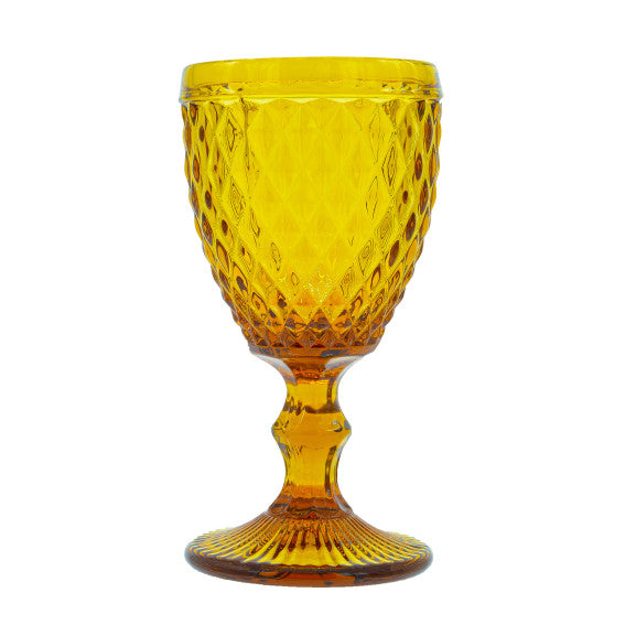 Set de 6 Verres à Pieds Colorés Diamond 20cl - Amefa