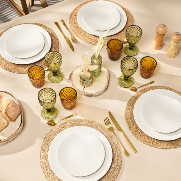 Set de 6 Verres à Pieds Colorés Diamond 20cl - Amefa