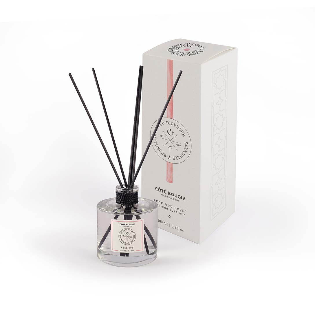 Diffuseur Bâtonnet Rose Oud - Côté Bougie
