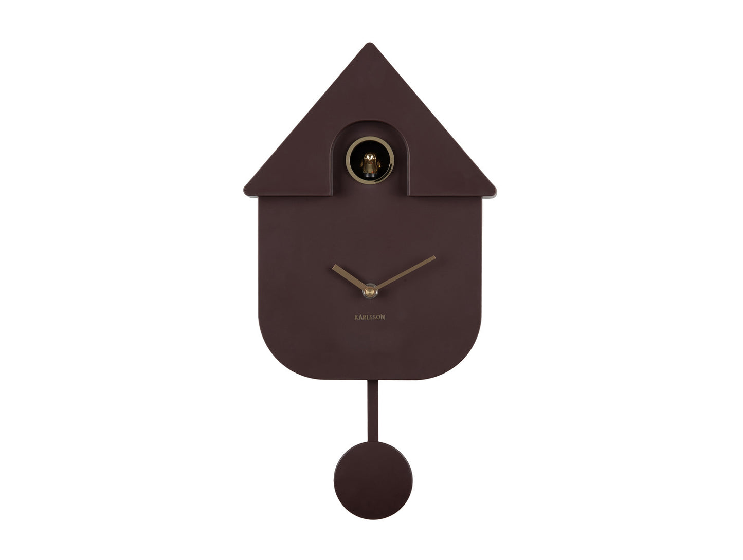 Horloge Pendule Coucou Finitions Dorées - Present Time