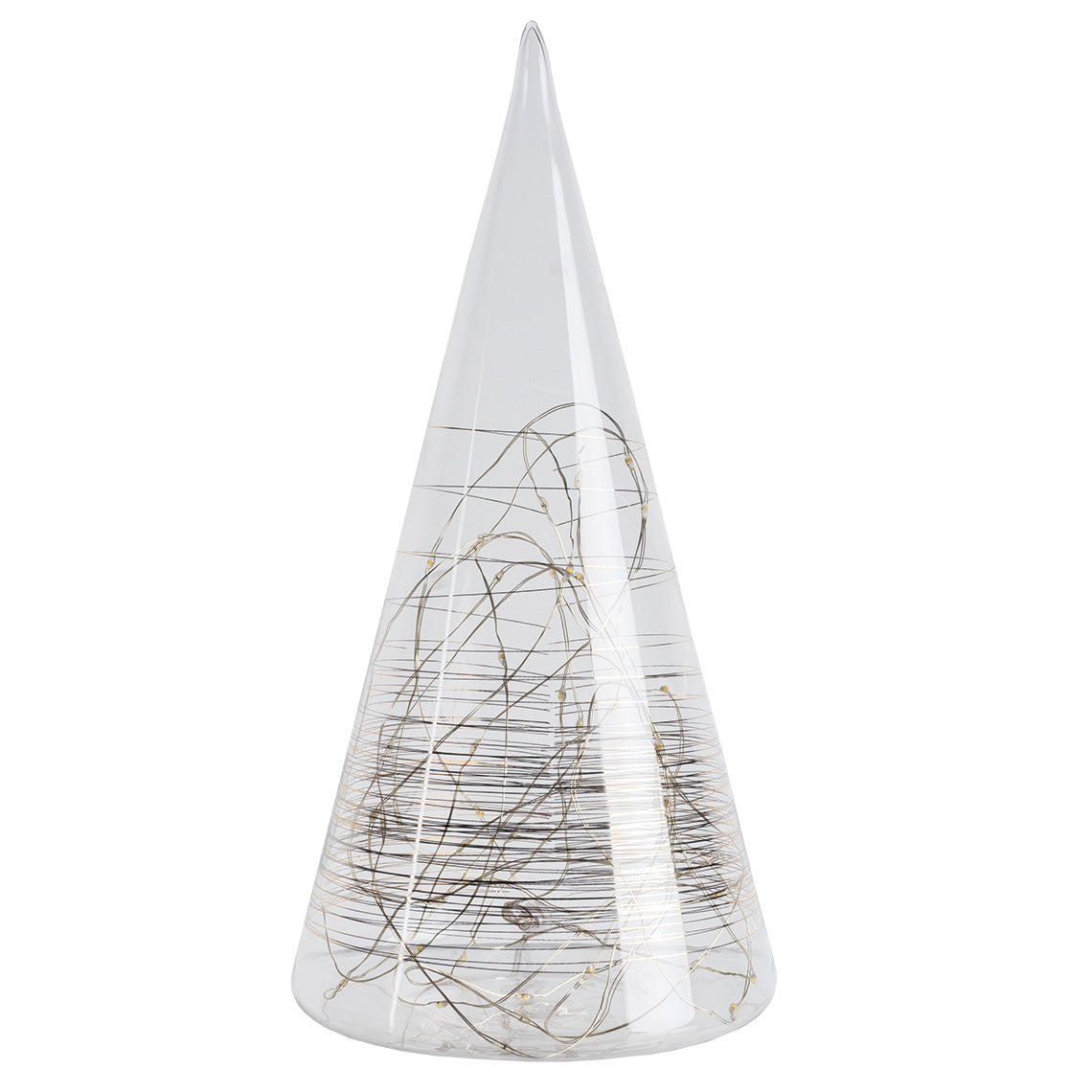 Sapin Lumineux LED en Verre H.22 / H.30 cm - Räder