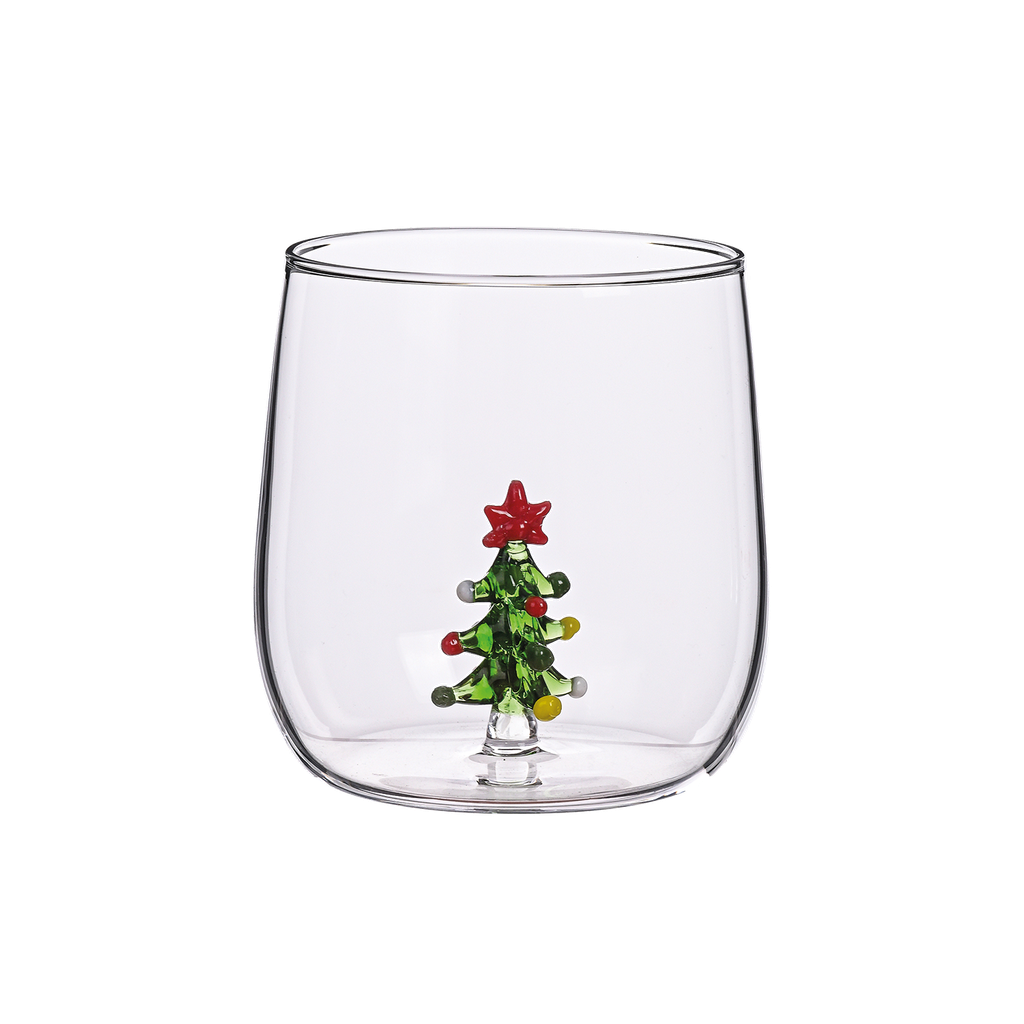 Gobelet en Verre Borosilicate Noël 3D - Opjet