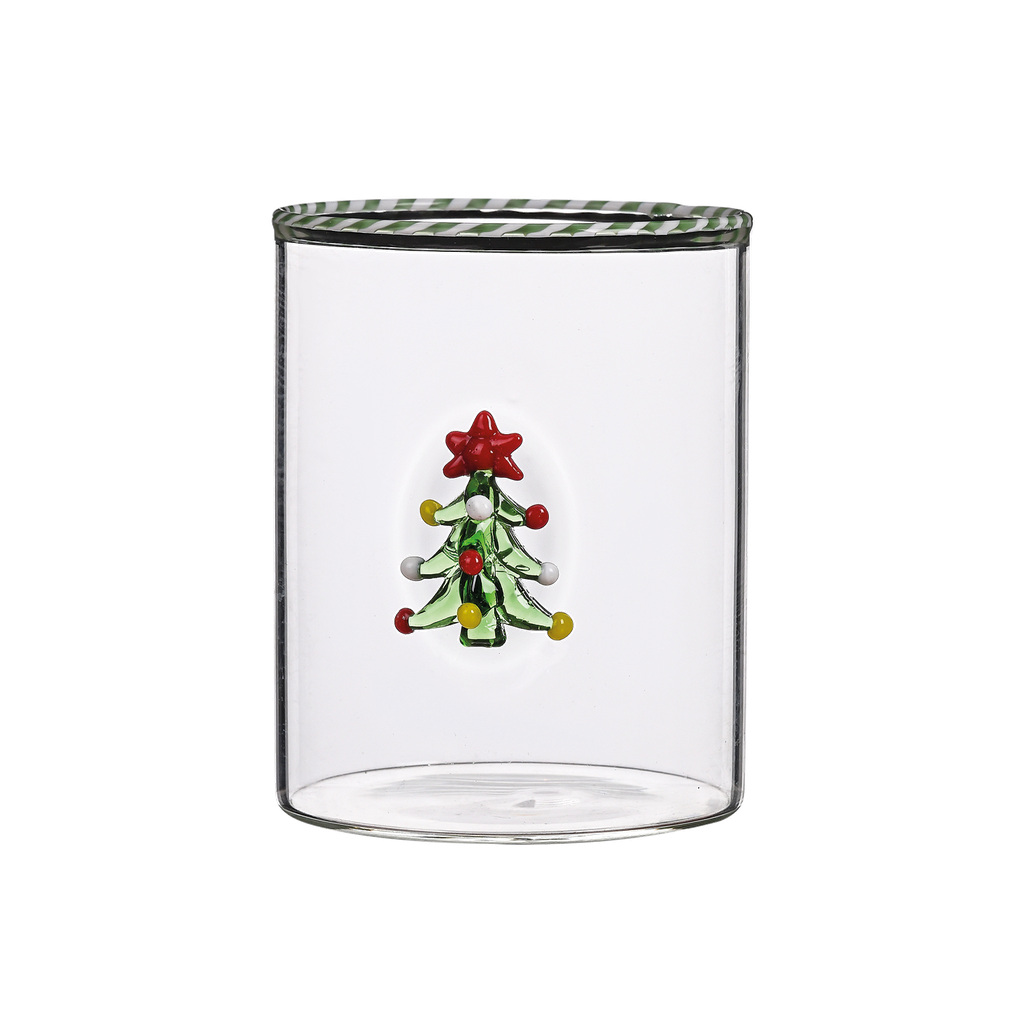 Gobelet en Verre Borosilicate Noël 3D - Opjet
