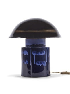 Lampe de Table Bleu Foncé John - Serax