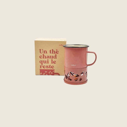 Mug Chauffant à la Bougie en Métal 500ml - Cookut